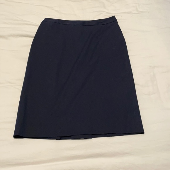 J. Crew Skirts J Crew Navy Skirt Poshmark